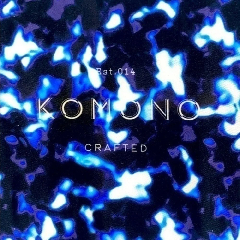 Men’s KOMONO Black Blue Sunglasses NEW🌴
